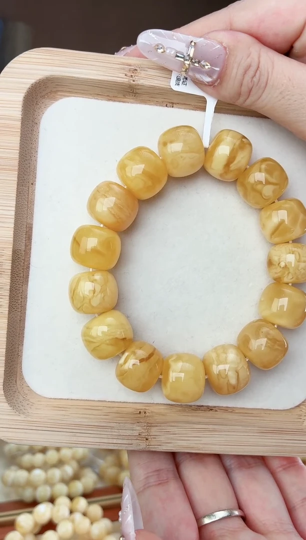 裸石蜜蜡未镶嵌s****l手串