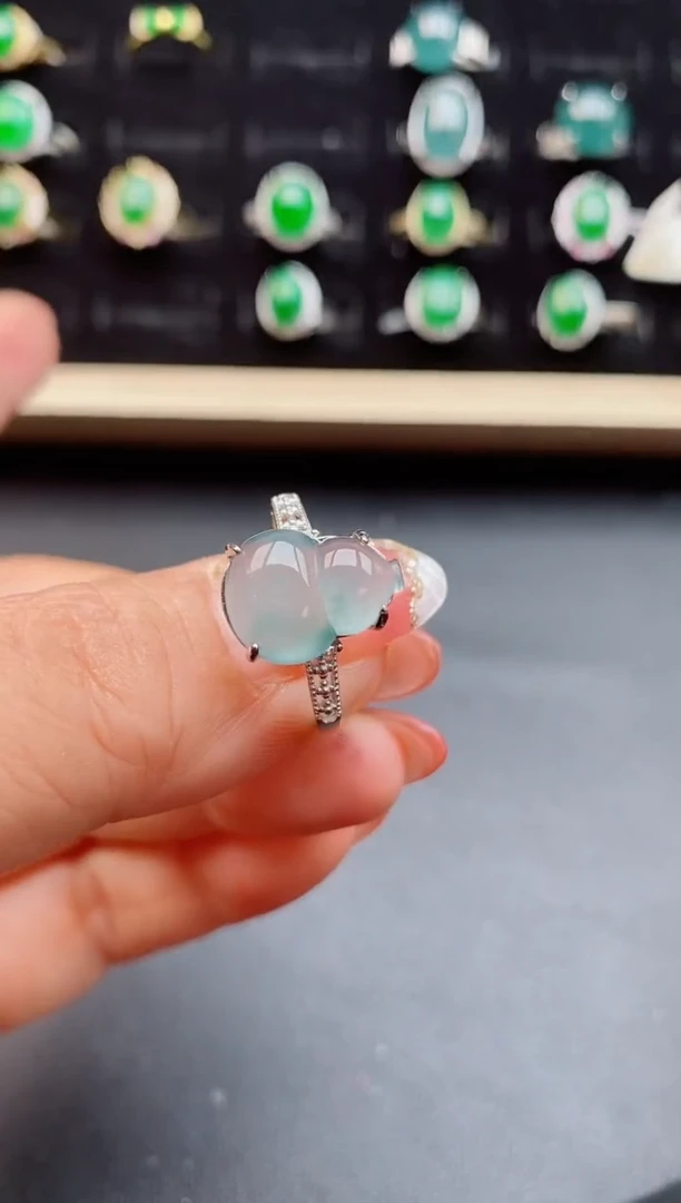 【闪购商品】翡翠戒指银S925镶嵌1212