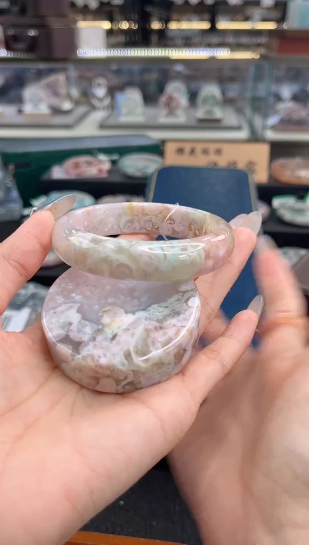 石英质玉手镯未镶嵌60圈口（赠品镯心）6249456