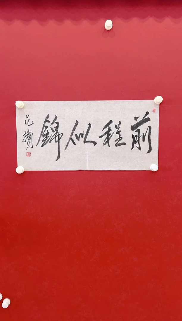 【闪购商品】书法范  两平尺书法    前程