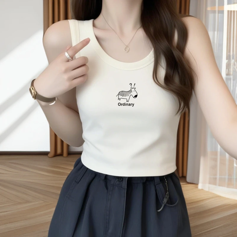 甜美背心女内搭夏季修身辣妹风外穿时尚百搭纯棉上衣短款显瘦吊带