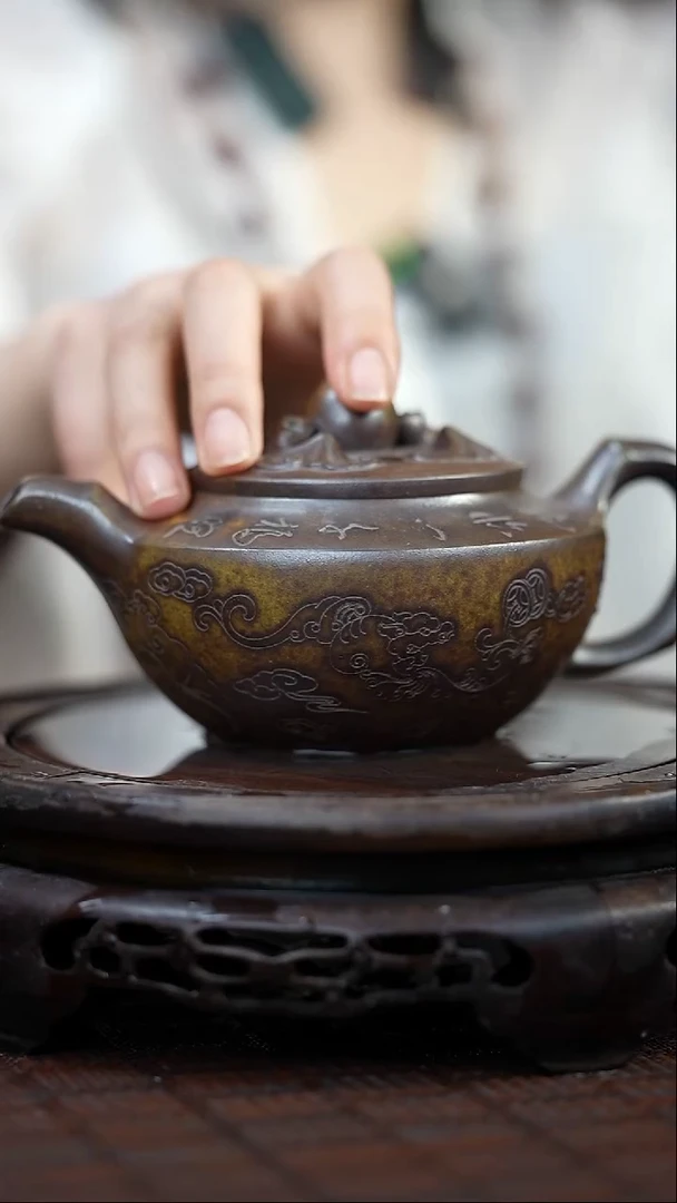 茶壶紫砂宜兴岁颐传砂原矿全手10