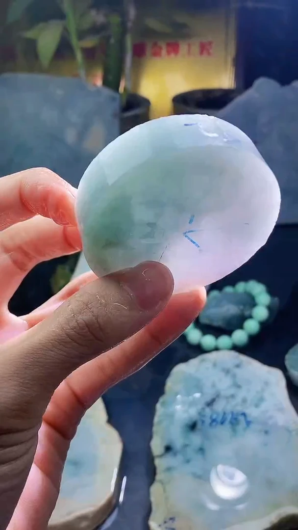 未镶嵌挂件翡翠小雨101