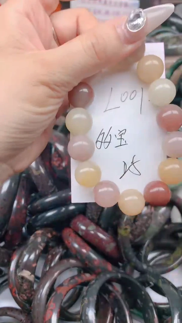 石英质玉手镯未镶嵌L001多宝手串