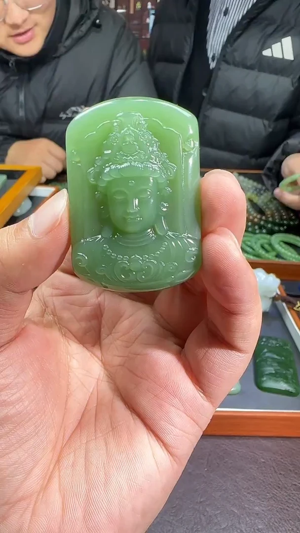 未镶嵌和田玉挂件【陆1223】97 7026