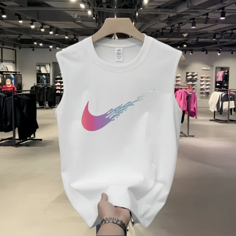 一折专区丨奥莱折扣丨夏季新款纯棉背心男宽松运动休闲无袖T恤