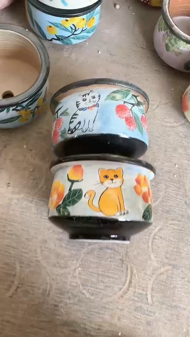 【闪购商品】摆件22-306口16高11微瑕二个