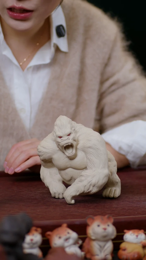 【闪购商品】紫砂茶宠大白金刚