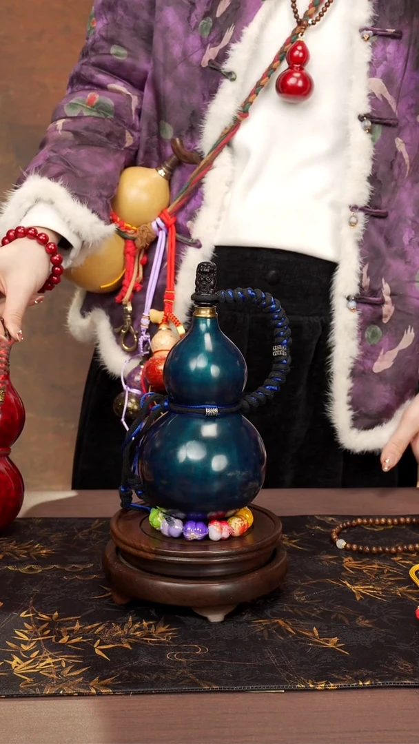 376--精品大漆酒葫芦-----248