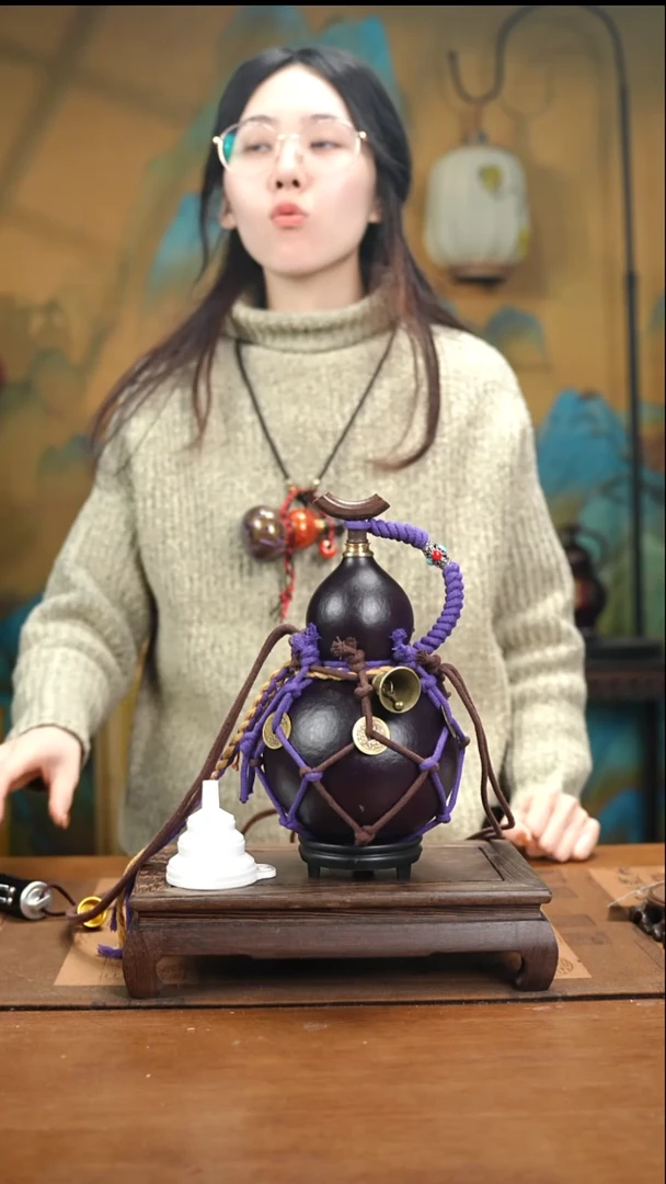 XD111网兜款大漆酒葫芦（现货现发）