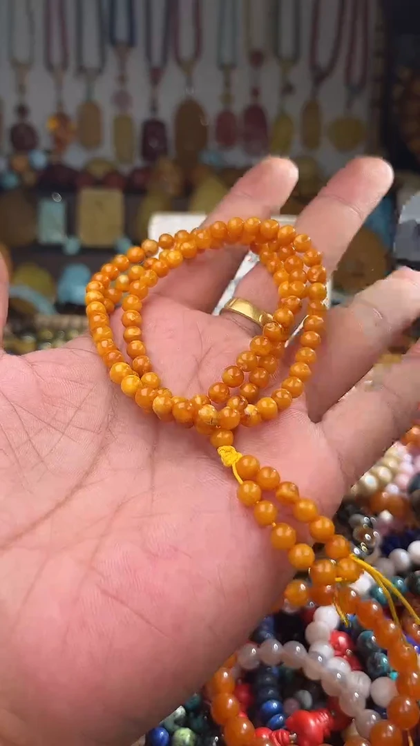 裸石琥珀未镶嵌 一物一拍 163688