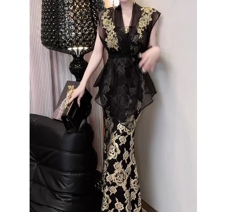 2025夏季新款同款洋气减龄韩版爆款两件套女气质轻熟-abc