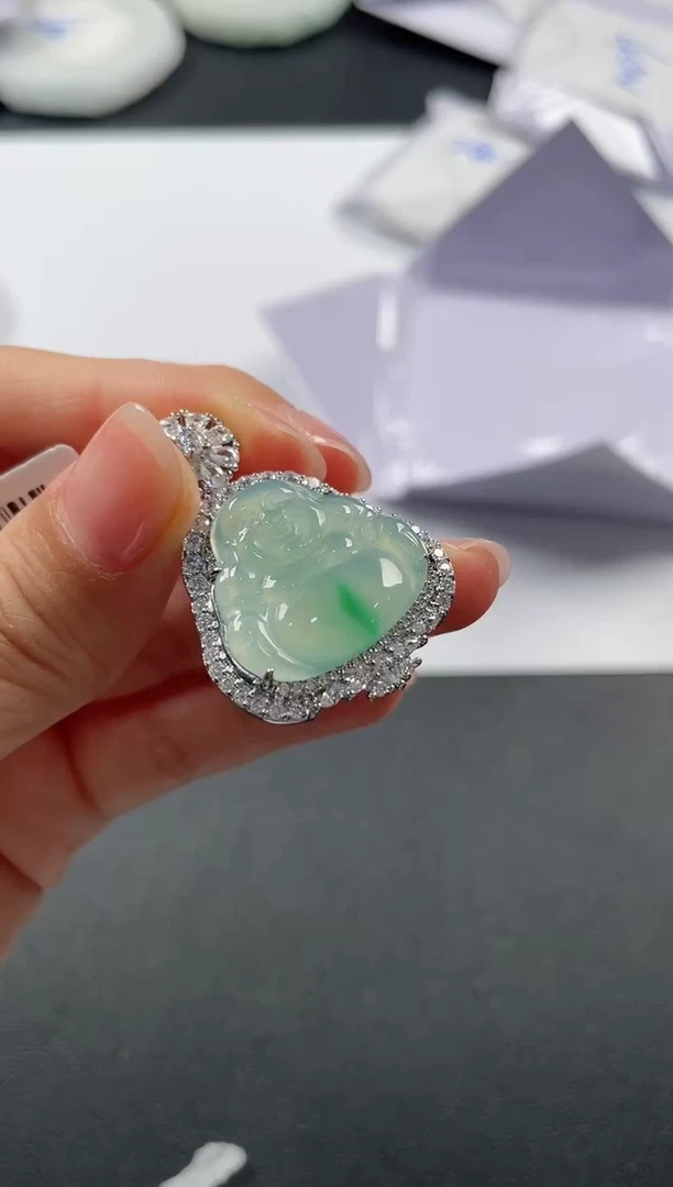 翡翠合金颈饰基地发货H 8022