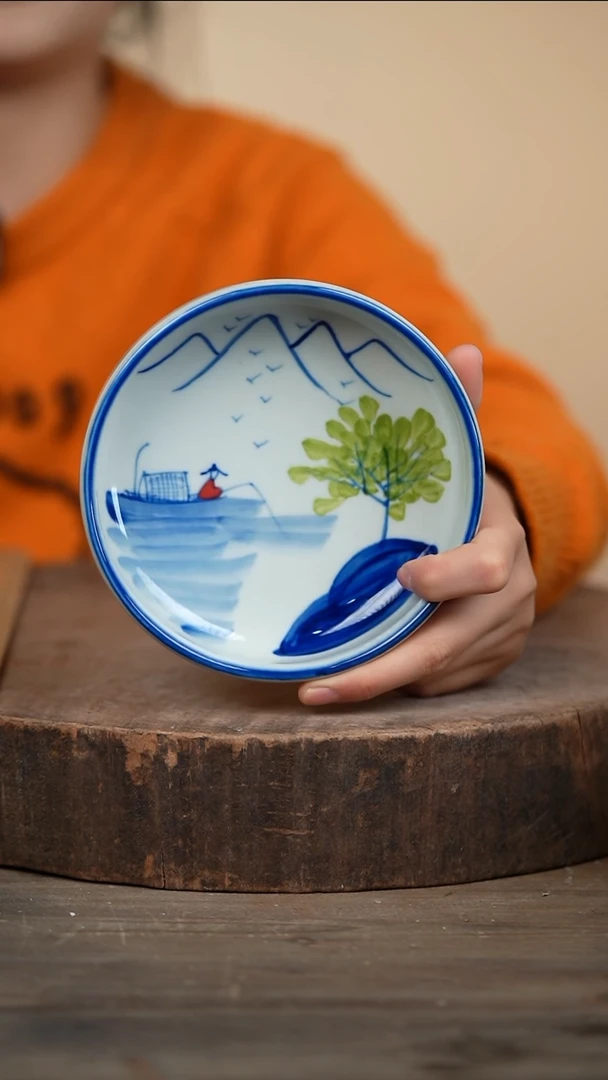 【闪购商品】瓷片景德镇高温釉下彩（食品级）