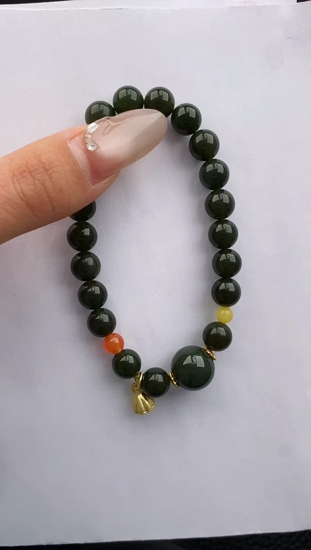 【闪购商品】和田玉手串未镶嵌99微色差T