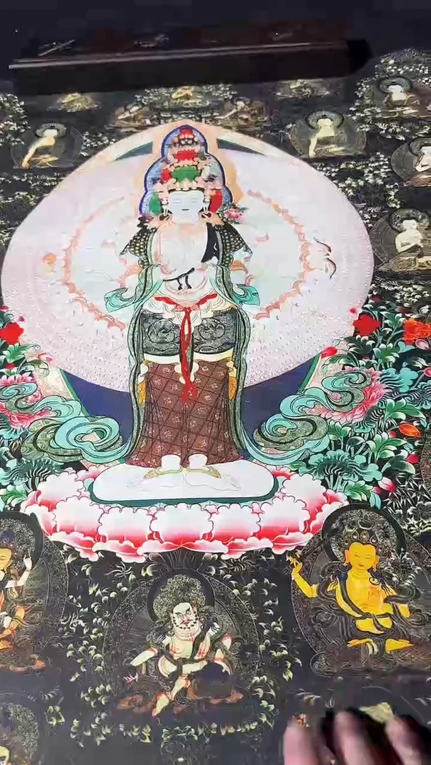 卷轴画藏式珍藏彩绘艺术馆9
