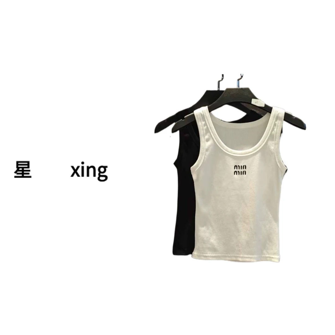 087小标M夏装新款无袖套头简约小背心52082