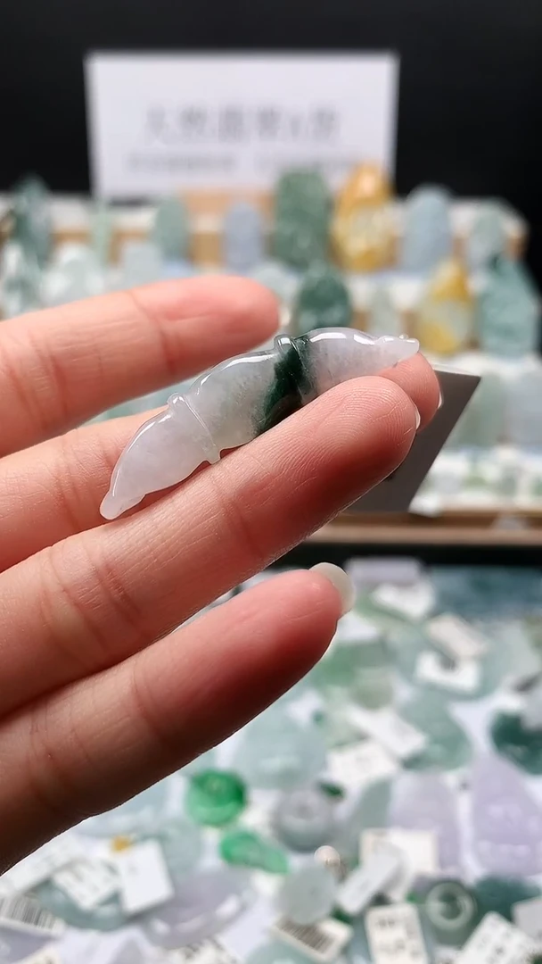 吊坠(不含链)未镶嵌翡翠28藕节手牌