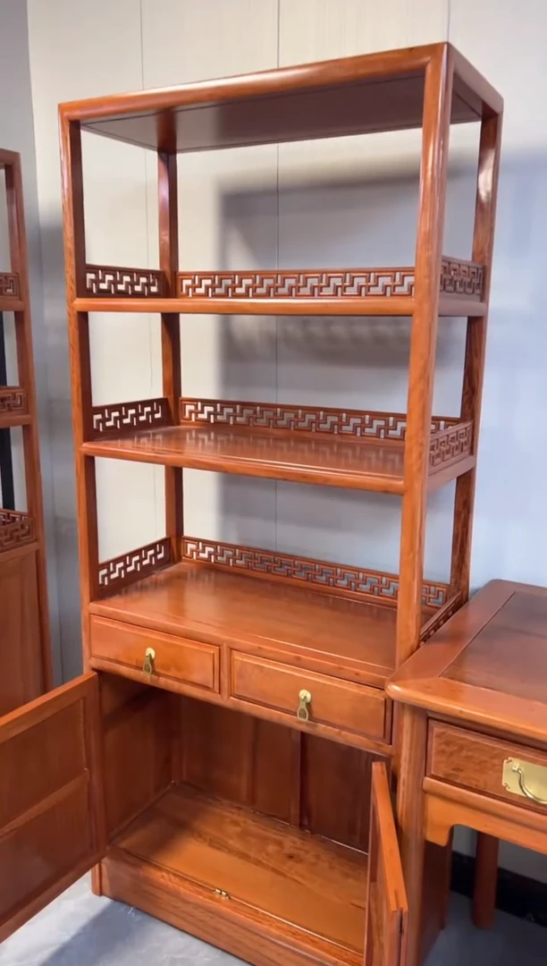 花梨木类家具回字纹升级款柜子