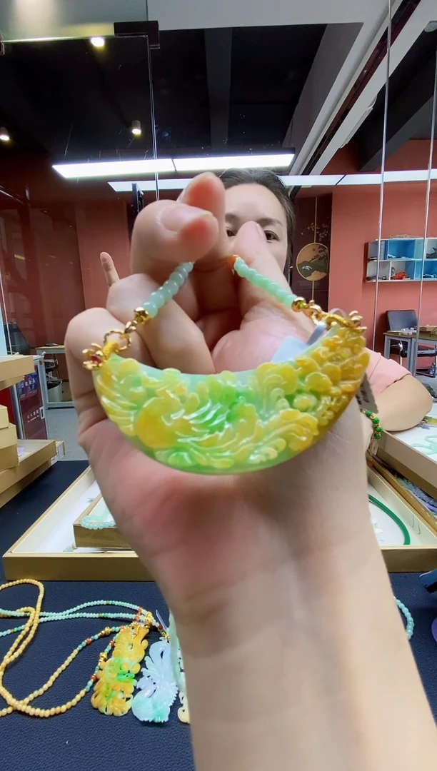 颈饰未镶嵌翡翠翡翠吊坠