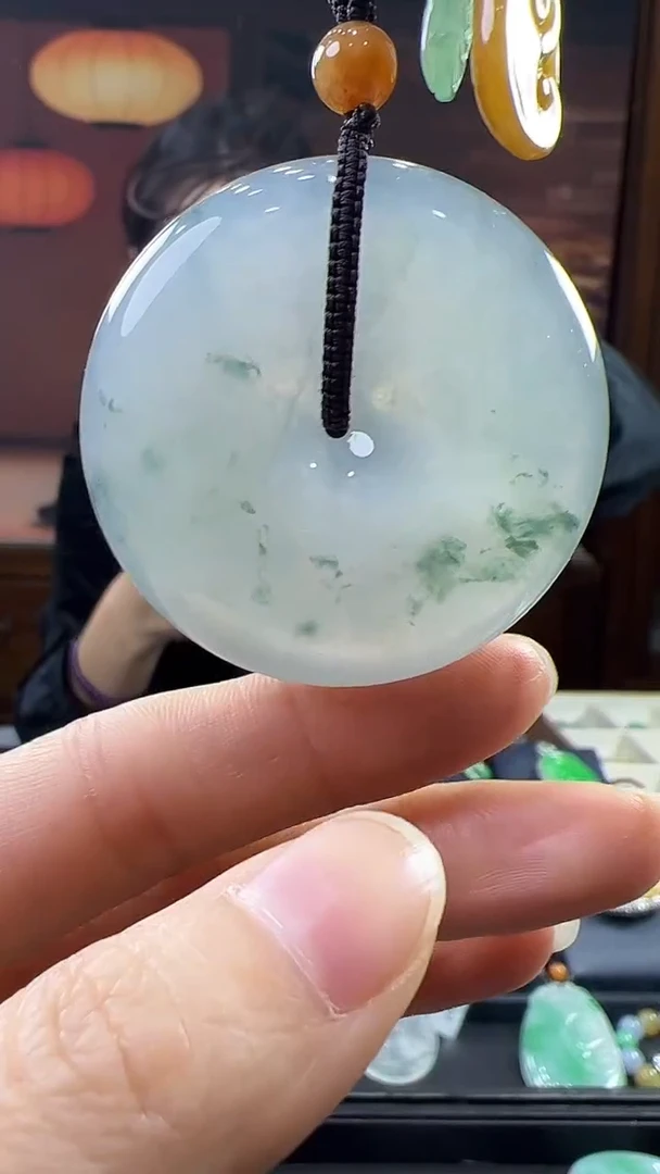 未镶嵌挂件翡翠平安扣