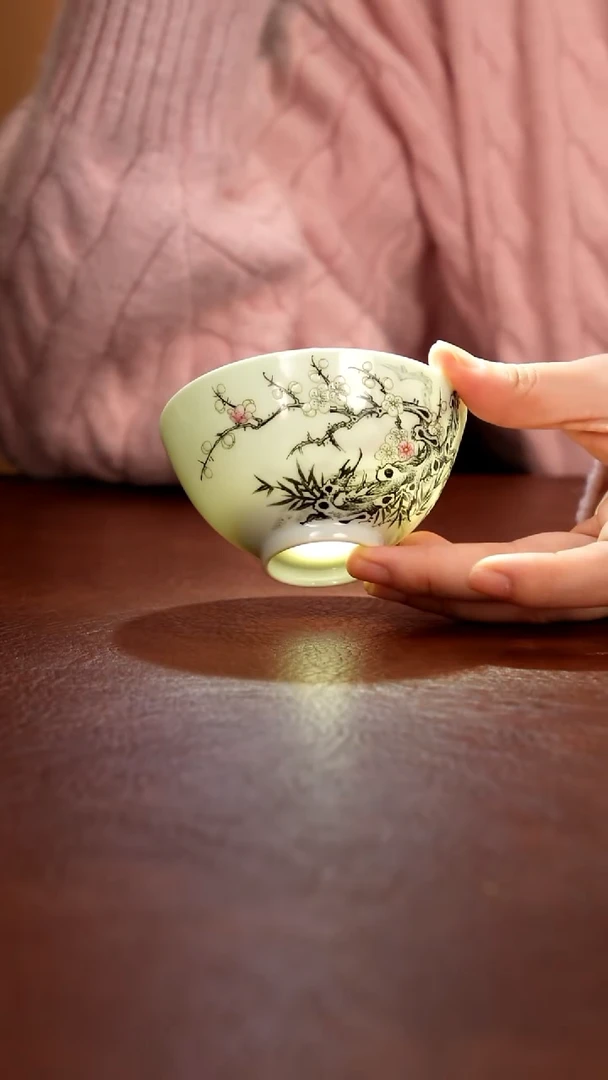 景德镇瓷器，青花瓷手绘茶具~