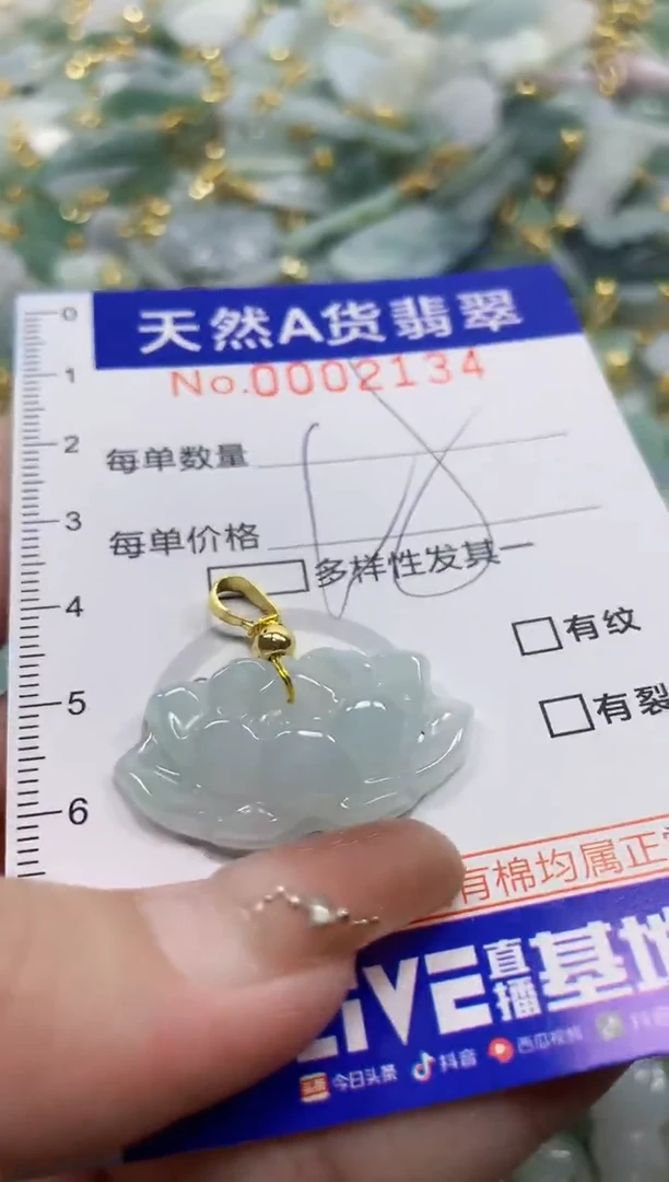 颈饰未镶嵌翡翠天然A货翡翠