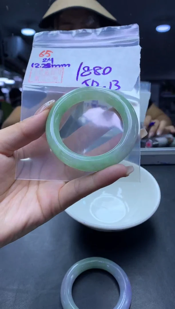 未镶嵌定制翡翠65手镯50+1880元+拍一发一