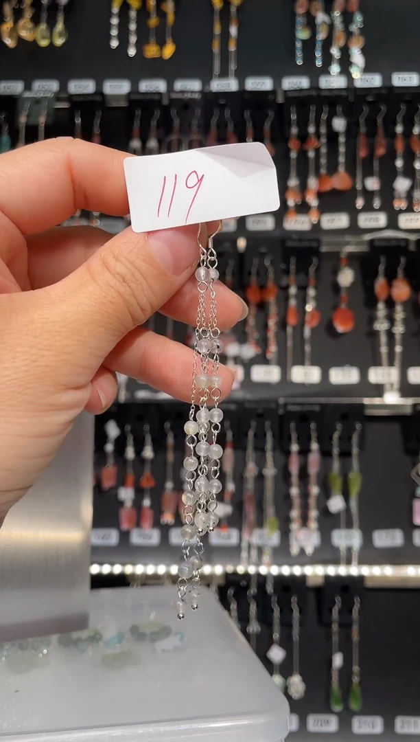 【闪购商品】紫晶耳饰银S925镶嵌喜欢拍