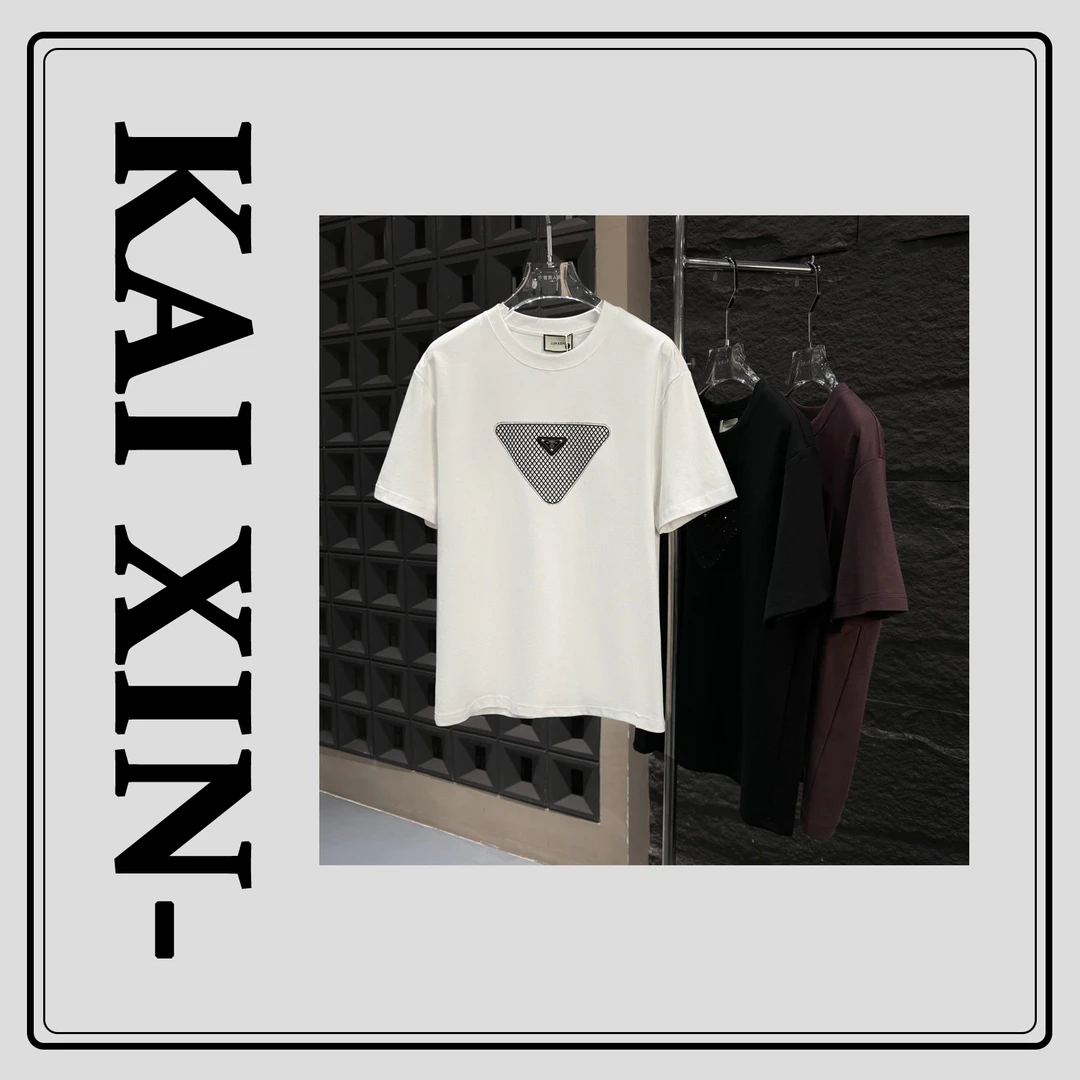 XH-P15男士休闲百搭简约宽松圆领T恤