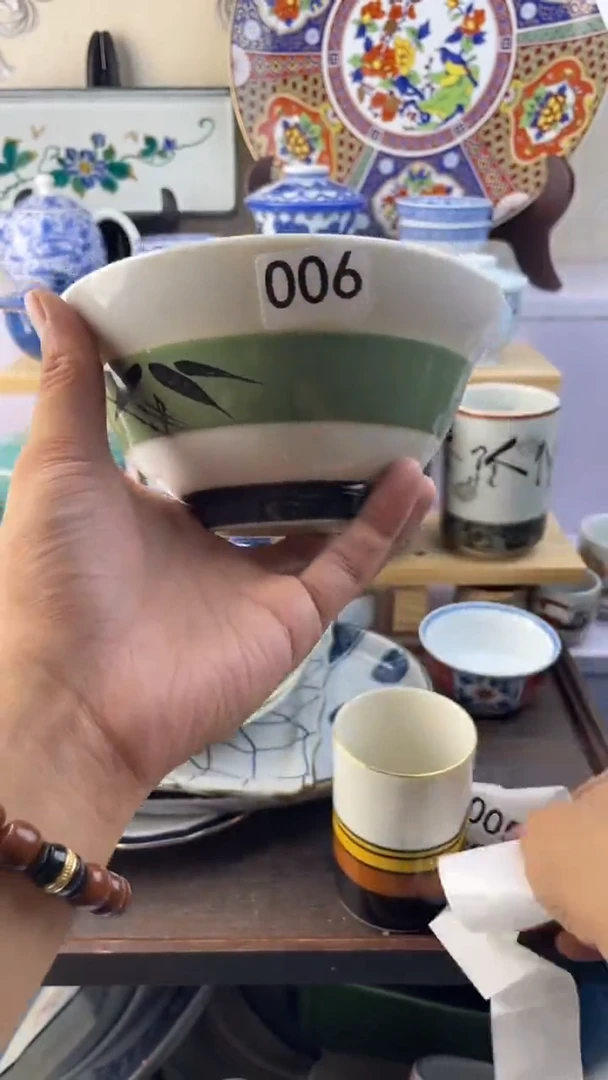 瓷片馨**瓣006满28元包邮谨慎参拍默认微瑕