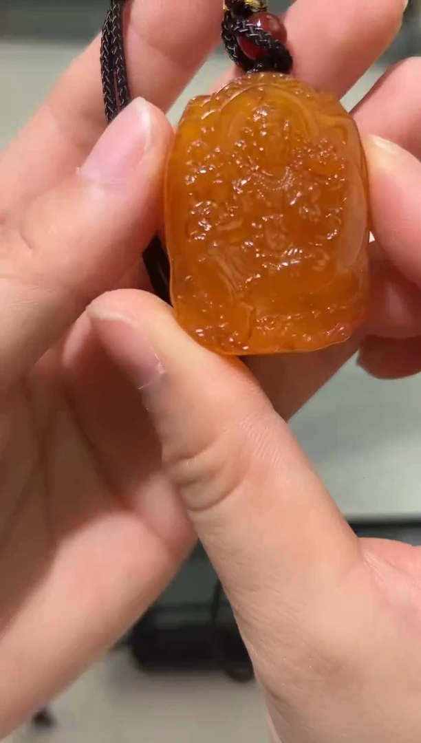 裸石琥珀未镶嵌琥珀蜜蜡吊坠