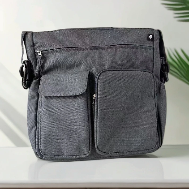 4189 单肩包商务斜跨包男士防泼水多功能休闲包