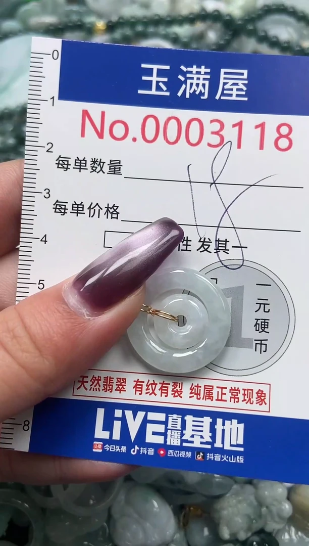 颈饰未镶嵌翡翠3118