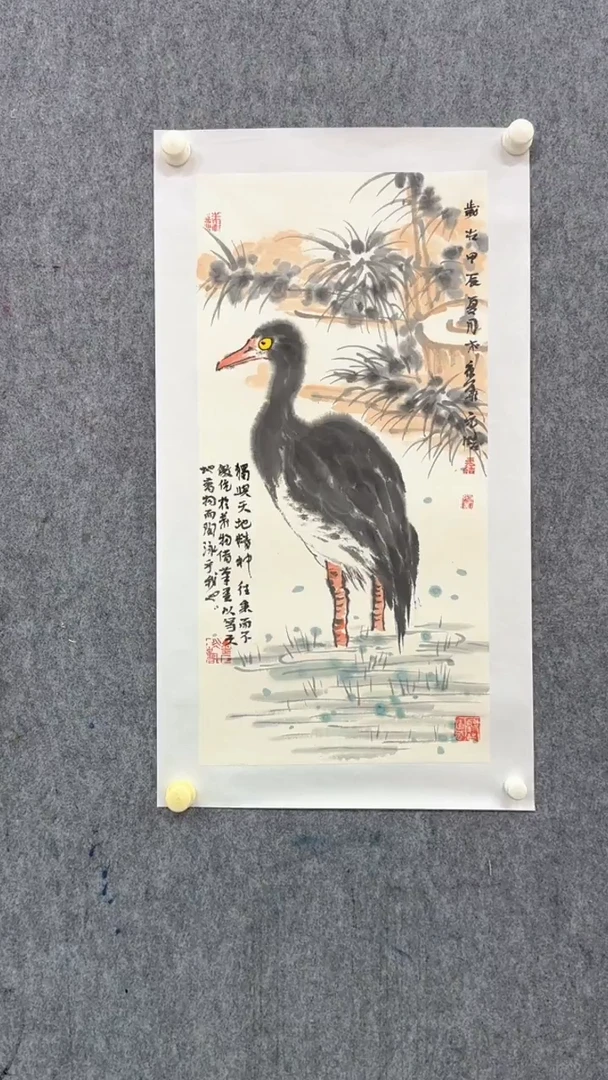 国画王元皓老师花鸟作品-2平尺花鸟作品