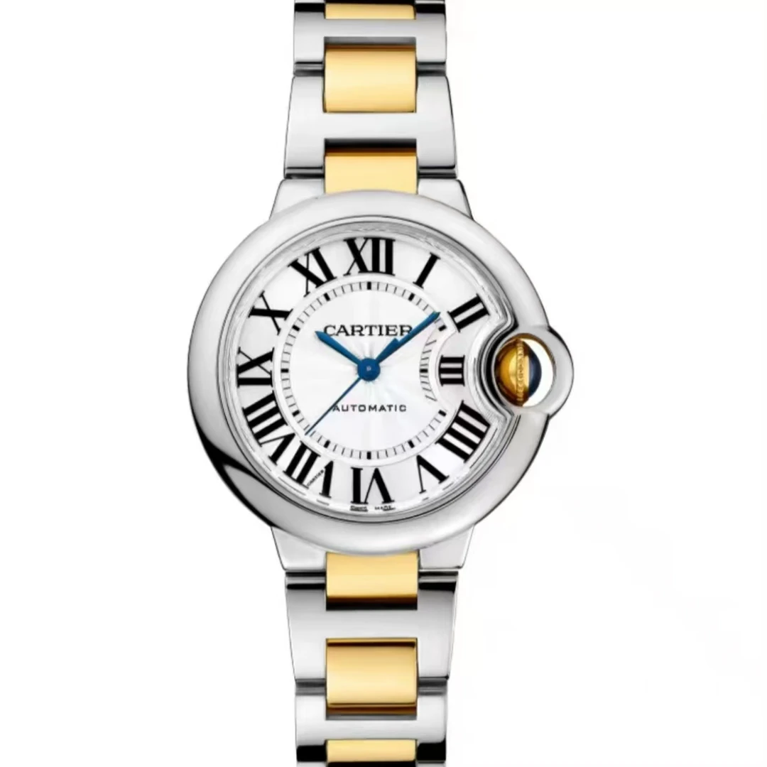 99新 Cartier/卡地亚 蓝气球系列 W2BB0002 33间金 机械女款 单表