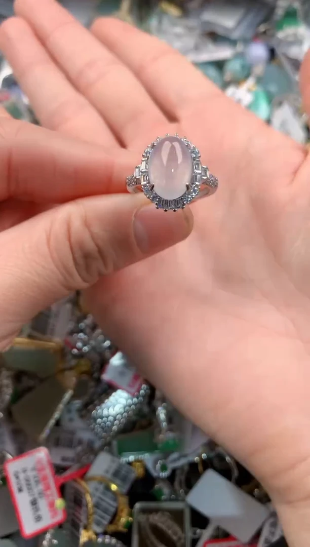 银S925镶嵌戒指翡翠3                  7