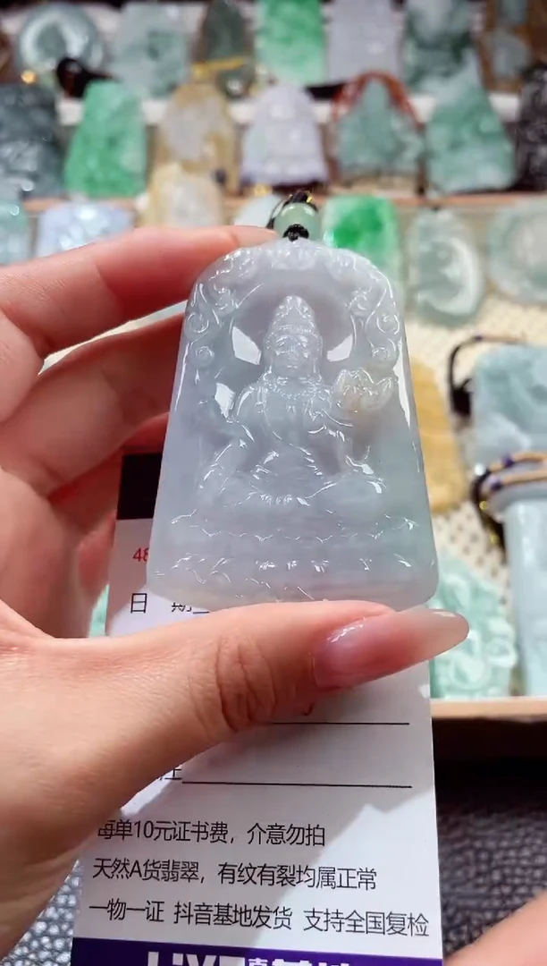翡翠未镶嵌颈饰0000012345