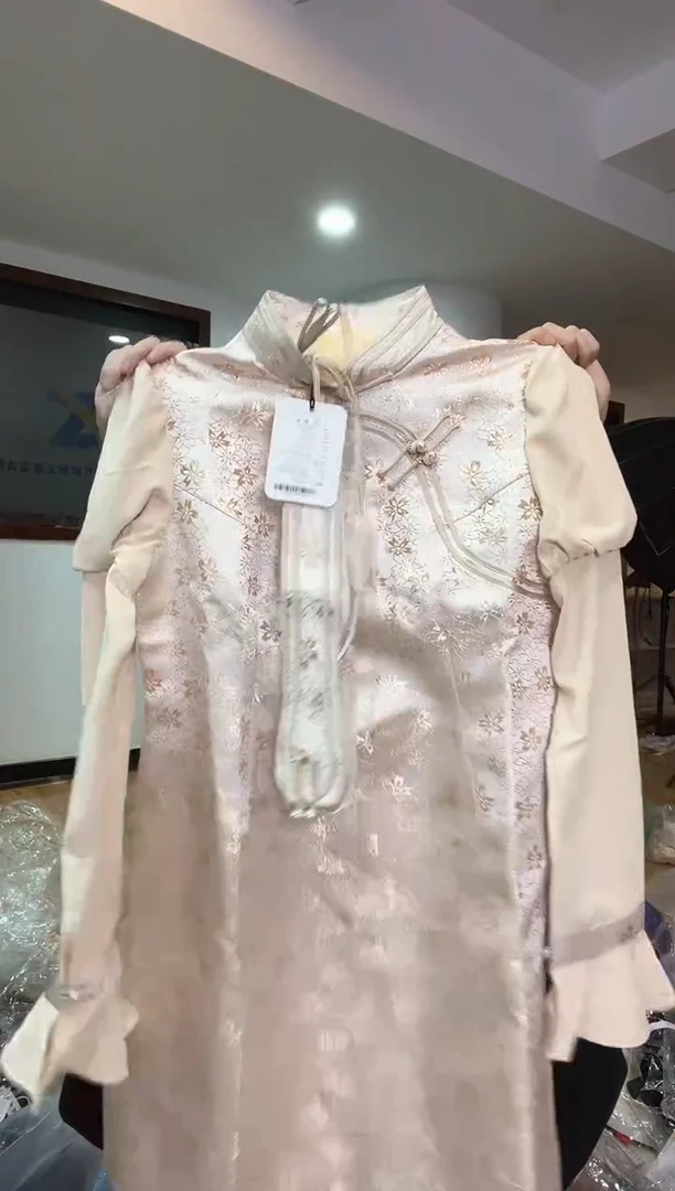 纱袖连衣裙 2XL码 140斤以里