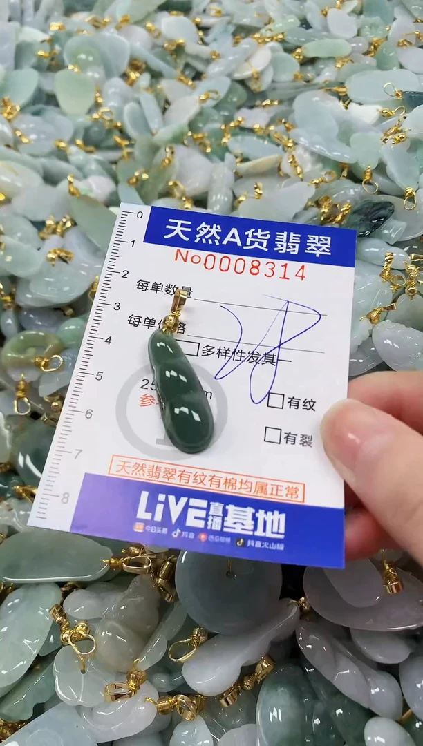 颈饰未镶嵌翡翠天然a货翡翠