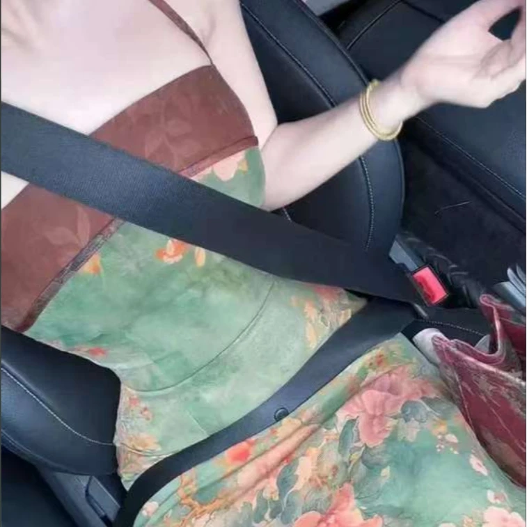 中式风情新式旗袍吊带连衣裙 绿枝