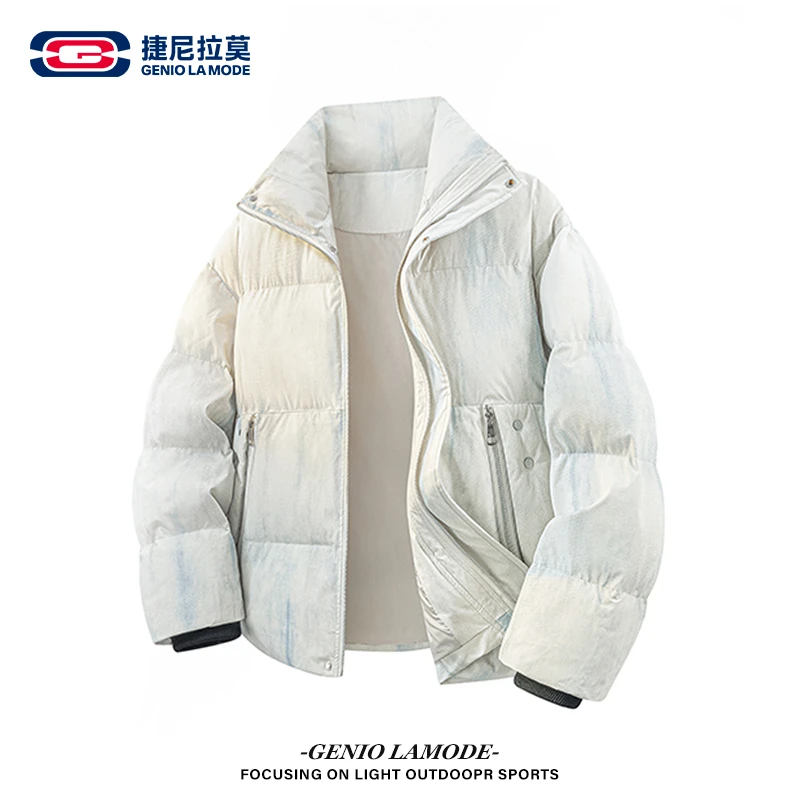 【敖瑞鹏代言】棉服宽松立领面包服男士大码保暖棉衣户外防寒外套男
