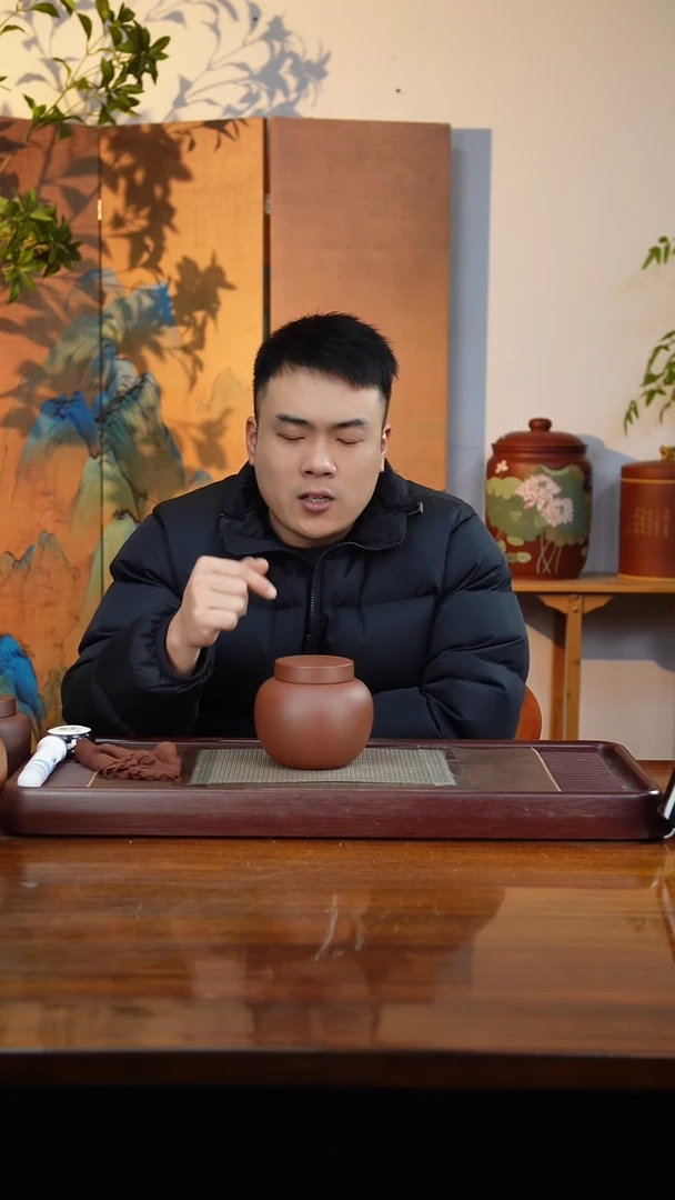 宜兴原矿紫砂茶叶罐