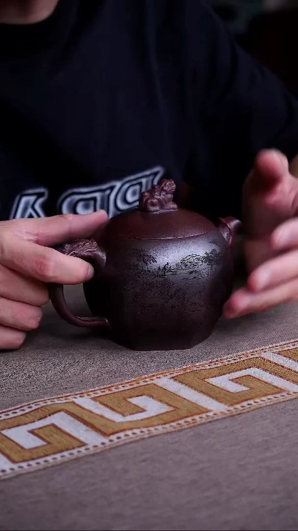 茶壶紫砂宜兴紫砂柴烧