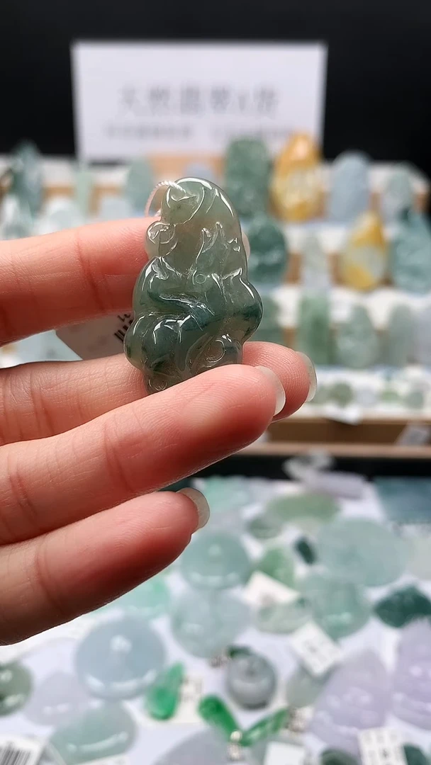 吊坠(不含链)未镶嵌翡翠48狐狸