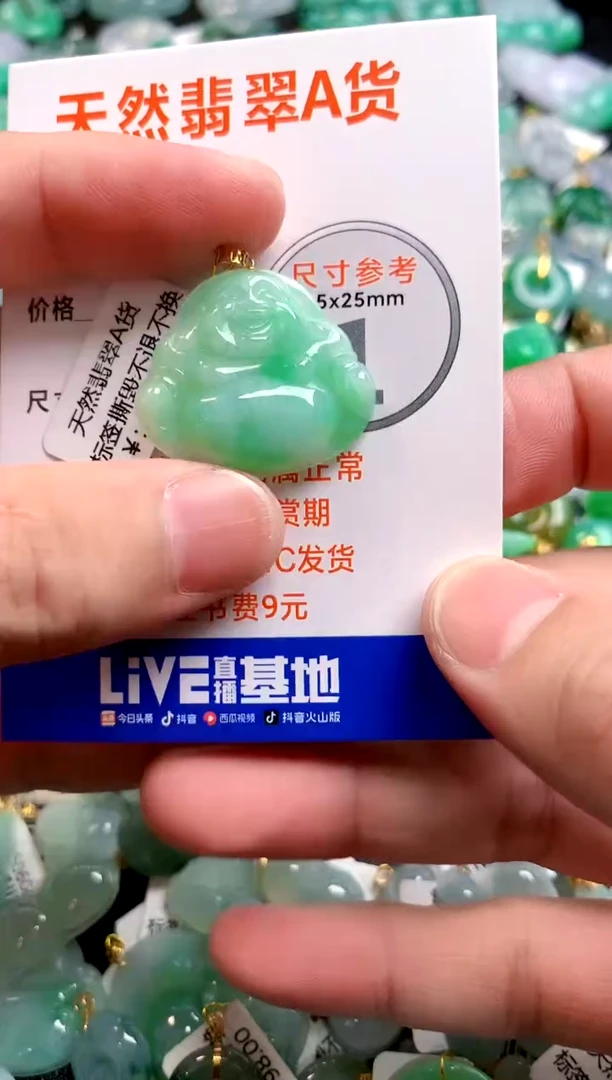 颈饰18K金镶嵌翡翠0533622991