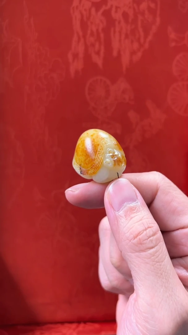未镶嵌和田玉挂件新疆白玉老熟龙龟