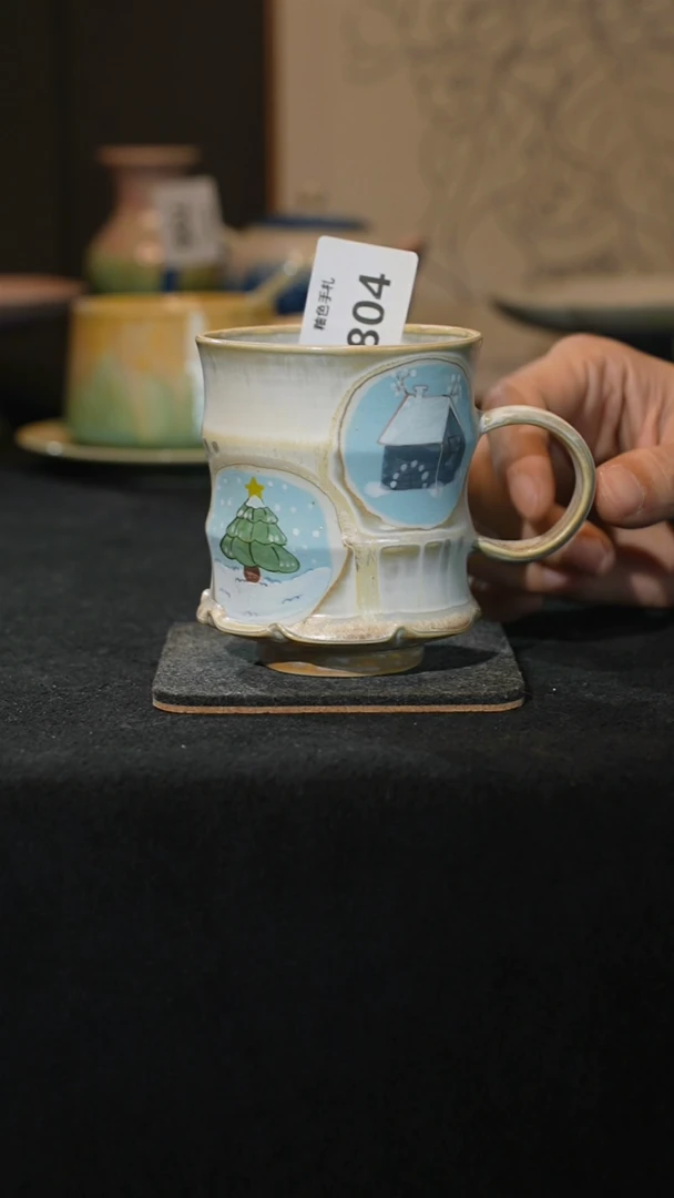 原创景德镇手工高温陶瓷804