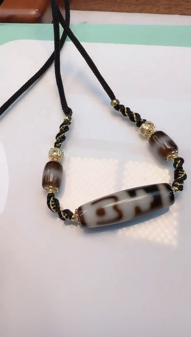 玛瑙/玉髓（覆膜）项链未镶嵌Y21495（拍一发一）多样性发货