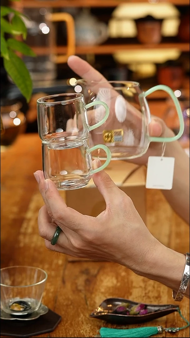 禾器/晶彩泰然A/浅玉/专版+暗香疏影/水月杯2入/浅玉色/不批发
